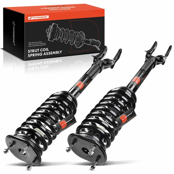 2011-2013 Dodge Durango 2-Pc Strut and Coil Spring Assembly Set Front Driver & Passenger A-Premium APSA0493