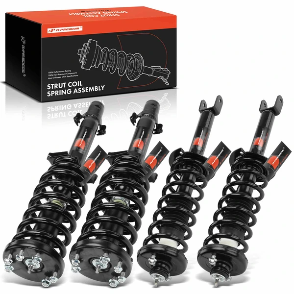 4-Pc Strut and Coil Spring Assembly Set Front & Rear A-Premium APSA0495