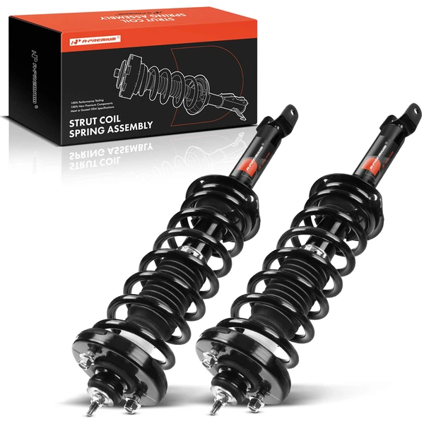 2-Pc Strut and Coil Spring Assembly Set Rear Driver & Passenger A-Premium APSA0497
