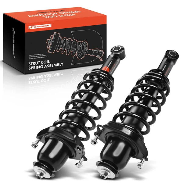 2-Pc Strut and Coil Spring Assembly Set Rear Driver & Passenger A-Premium APSA0504
