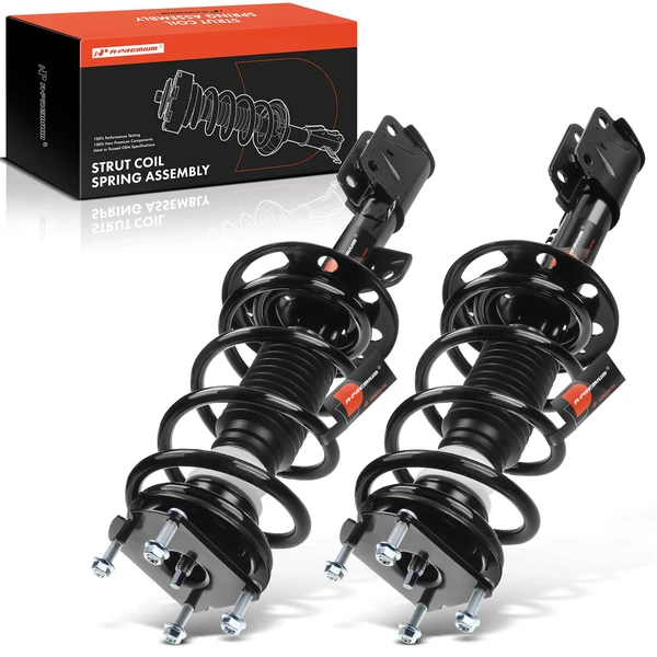 2011-2013 Ford Explorer 2-Pc Strut and Coil Spring Assembly Set Front Driver & Passenger A-Premium APSA0512