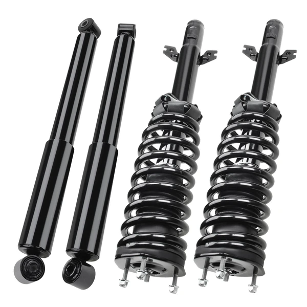 4-Pc Complete Strut + Coil Spring, Front & Rear, A-Premium APSA1345