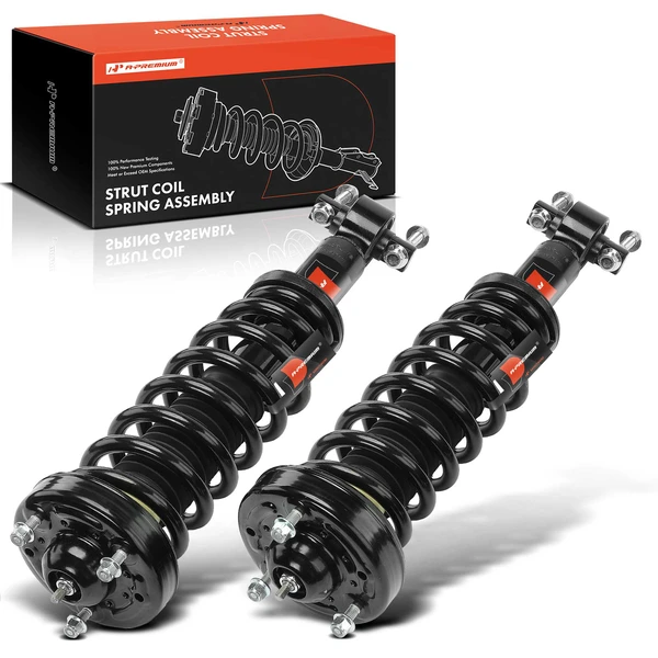2-Pc Complete Strut + Coil Spring, Front Driver & Passenger, A-Premium APSA1871