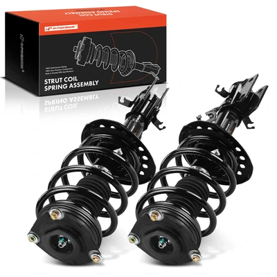 2 Pcs Front Complete Strut & Coil Spring Assembly