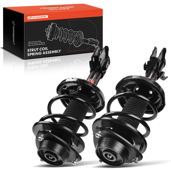 2-Pc Strut and Coil Spring Assembly Set Front Driver & Passenger A-Premium APSA0524