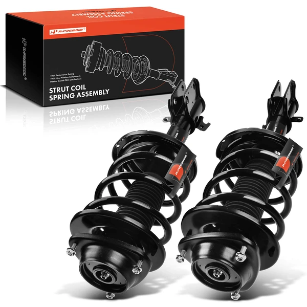 2-Pc Strut and Coil Spring Assembly Set Front Driver & Passenger A-Premium APSA0525