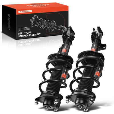 2 Pcs Front Complete Strut & Coil Spring Assembly
