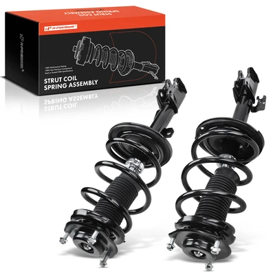 2 Pcs Front Complete Strut & Coil Spring Assembly
