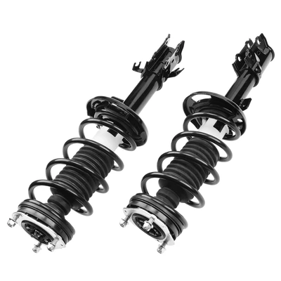 2014-2017 Ford Fiesta 2pc Strut and Coil Spring Assembly Set Front Driver & Passenger A-Premium APSA0546