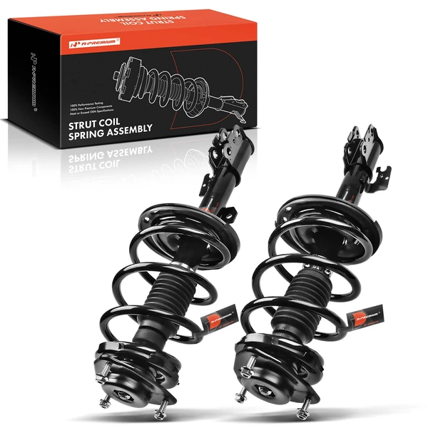 2-Pc Strut and Coil Spring Assembly Set Front Driver & Passenger A-Premium APSA0548