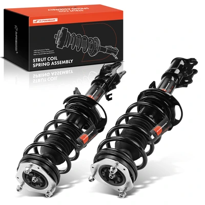 2014-2016 Ford Fiesta 2pc Strut and Coil Spring Assembly Set Front Driver & Passenger A-Premium APSA0549