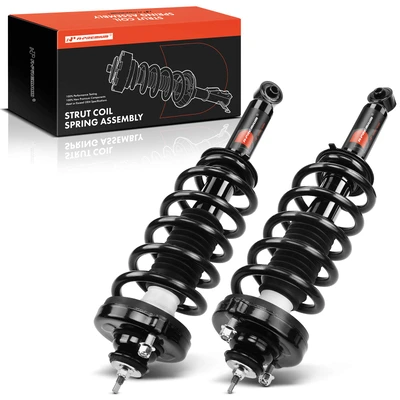 2 Pcs Rear Complete Strut & Coil Spring Assembly