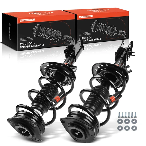 2012-2013 Nissan Rogue 2-Pc Strut and Coil Spring Assembly Set Front Driver & Passenger A-Premium APSA0553
