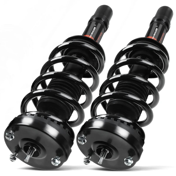 2-Pc Complete Strut + Coil Spring, Front Driver & Passenger, A-Premium APSA0554