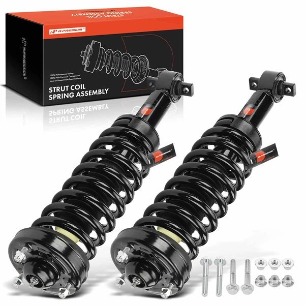 2014-2017 Ford Expedition 2-Pc Strut and Coil Spring Assembly Set Front Driver & Passenger A-Premium APSA1878