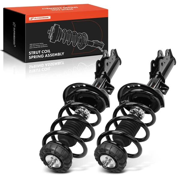 2010-2016 Cadillac SRX 2-Pc Strut and Coil Spring Assembly Set Front Driver & Passenger A-Premium APSA1879