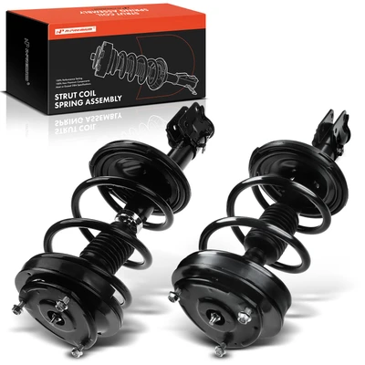 2 Pcs Front Complete Strut & Coil Spring Assembly
