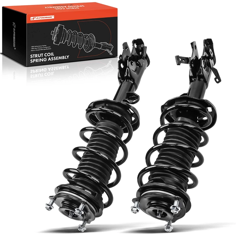 2012 Honda Civic 2-Pc Strut and Coil Spring Assembly Set Front Driver & Passenger A-Premium APSA0561