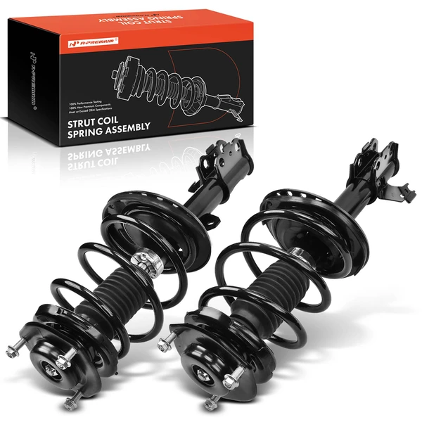 2-Pc Strut and Coil Spring Assembly Set Front Driver & Passenger A-Premium APSA0563