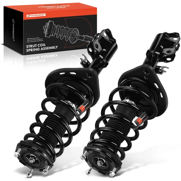 2-Pc Strut and Coil Spring Assembly Set Rear Driver & Passenger A-Premium APSA0564
