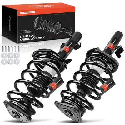 2 Pcs Front Complete Strut & Coil Spring Assembly