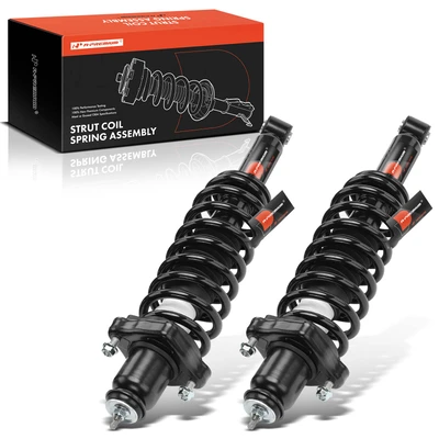 2 Pcs Rear Complete Strut & Coil Spring Assembly