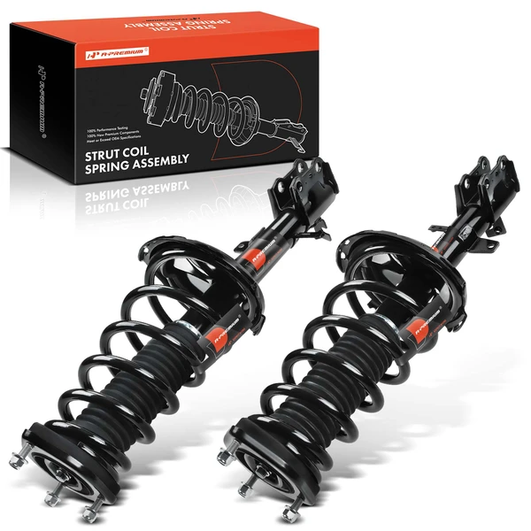 2-Pc Strut and Coil Spring Assembly Set Rear Driver & Passenger A-Premium APSA0575
