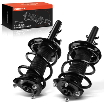 2 Pcs Front Complete Strut & Coil Spring Assembly