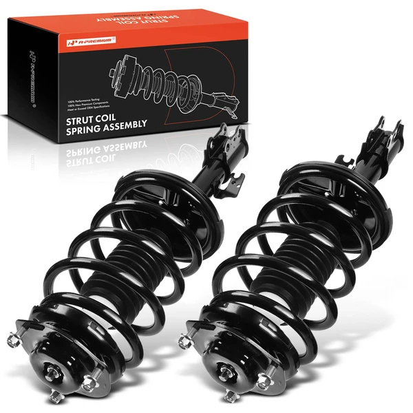 2-Pc Strut and Coil Spring Assembly Set Front Driver & Passenger A-Premium APSA0580