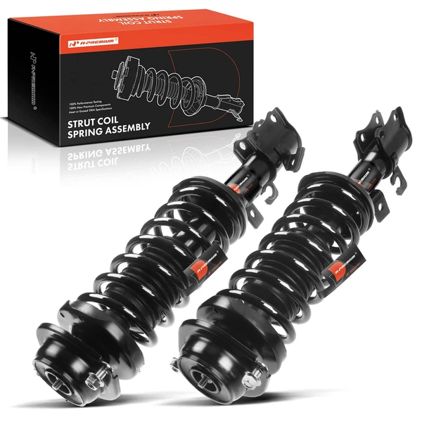 2-Pc Strut and Coil Spring Assembly Set Front Driver & Passenger A-Premium APSA0365