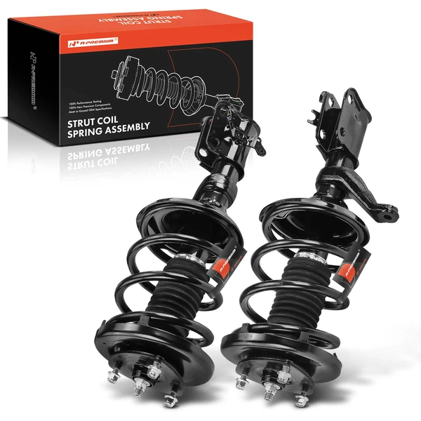 2002-2003 Honda Civic 2-Pc Strut and Coil Spring Assembly Set Front Driver & Passenger A-Premium APSA1866