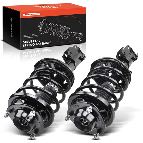 2-Pc Strut and Coil Spring Assembly Set Front Driver & Passenger A-Premium APSA0371
