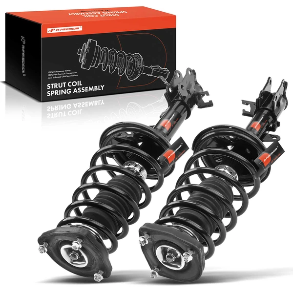 2-Pc Complete Strut + Coil Spring, Rear Driver & Passenger, A-Premium APSA0382