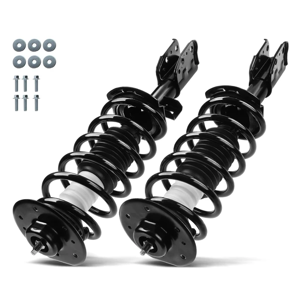 2-Pc Complete Strut + Coil Spring, Front Driver & Passenger, A-Premium APSA0388