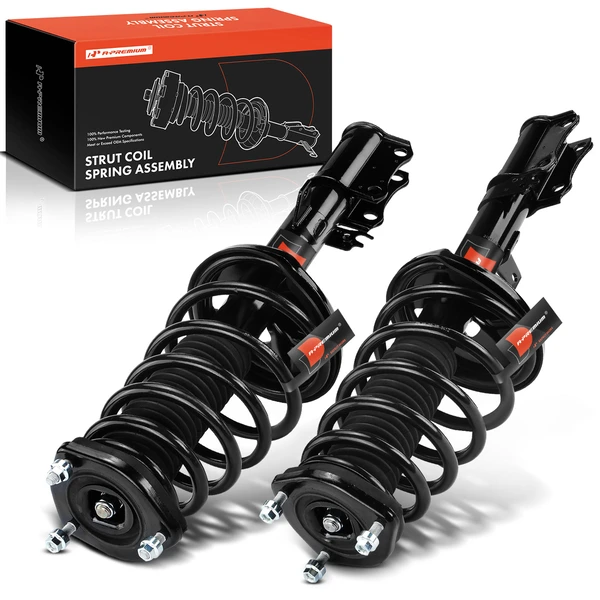 2-Pc Strut and Coil Spring Assembly Set Rear Driver & Passenger A-Premium APSA0390