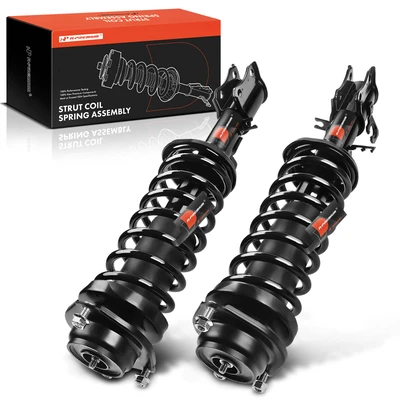 2 Pcs Front Complete Strut & Coil Spring Assembly