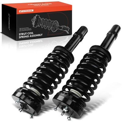 2 Pcs Front Complete Strut & Coil Spring Assembly