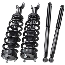 4 Pcs Front & Rear Complete Strut & Coil Spring Assembly