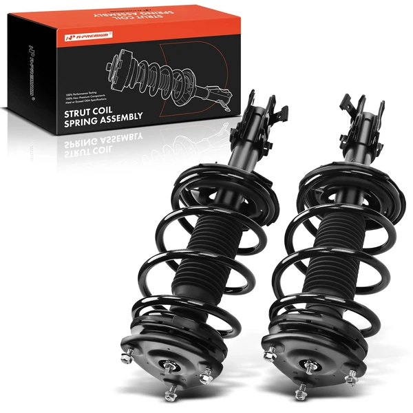 2-Pc Strut and Coil Spring Assembly Set Front Driver & Passenger A-Premium APSA0418