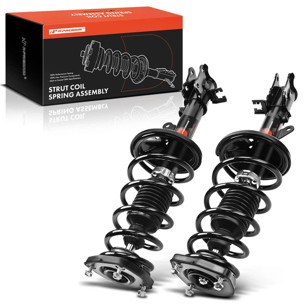 2-Pc Strut and Coil Spring Assembly Set Rear Driver & Passenger A-Premium APSA0421