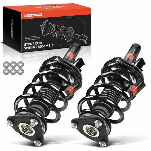 2-Pc Strut and Coil Spring Assembly Set Front Driver & Passenger A-Premium APSA0427