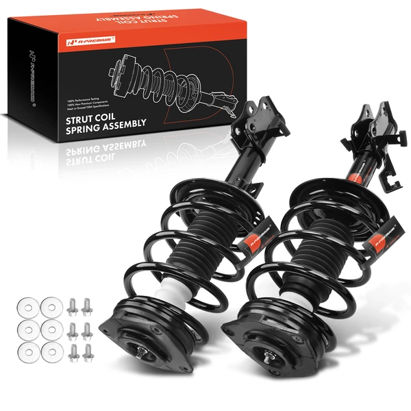 2-Pc Strut and Coil Spring Assembly Set Front Driver & Passenger A-Premium APSA0440