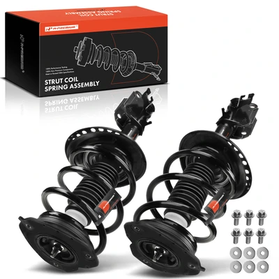 2 Pcs Front Complete Strut & Coil Spring Assembly