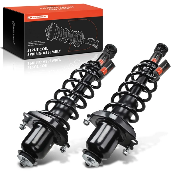 2-Pc Strut and Coil Spring Assembly Set Rear Driver & Passenger A-Premium APSA0445