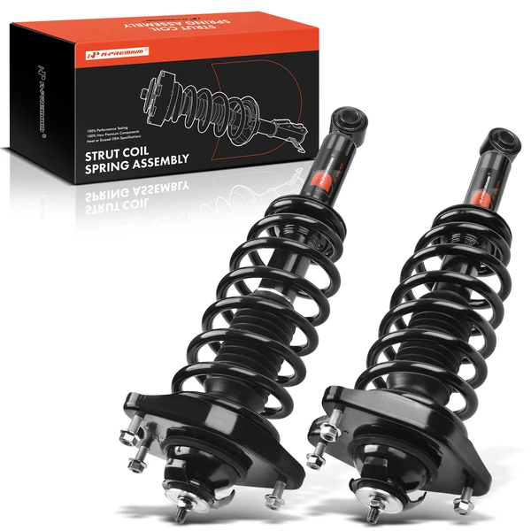 2-Pc Complete Strut + Coil Spring, Rear Driver & Passenger, A-Premium APSA0446