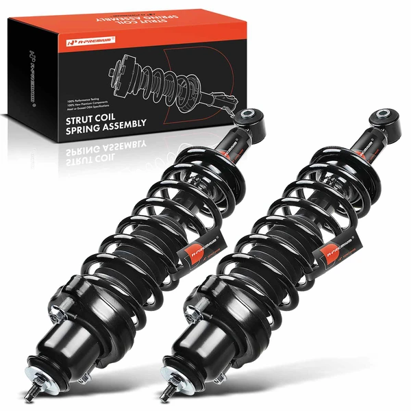 2-Pc Strut and Coil Spring Assembly Set Rear Driver & Passenger A-Premium APSA0448
