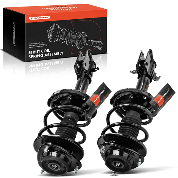 2-Pc Strut and Coil Spring Assembly Set Front Driver & Passenger A-Premium APSA1884