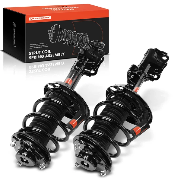 2-Pc Strut and Coil Spring Assembly Set Front Driver & Passenger A-Premium APSA1889