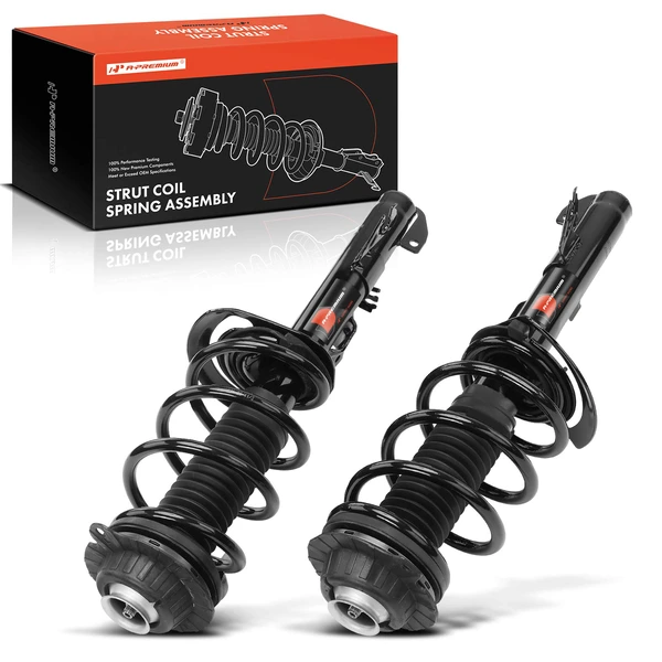 2-Pc Strut and Coil Spring Assembly Set Front Driver & Passenger A-Premium APSA1893