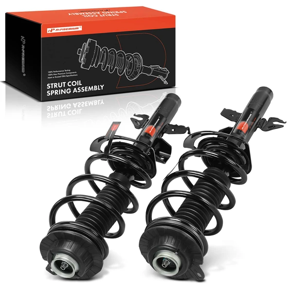 2-Pc Strut and Coil Spring Assembly Set Front Driver & Passenger A-Premium APSA1897